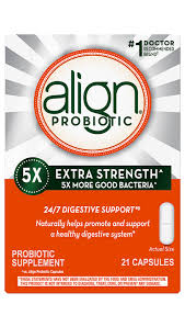 Align 5x Extra Strength Probiotic – 21 ct