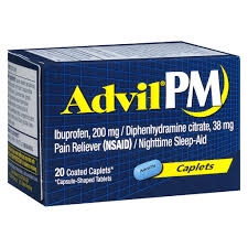 Advil PM Pain Reliever & Nighttime Sleep Aid Coated Caplets 238mg
