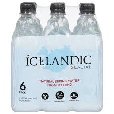 Icelandic Glacial Natural Spring Water  6-Pack