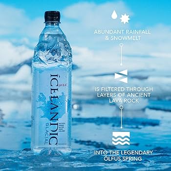 Icelandic Glacial Natural Spring Water  6-Pack